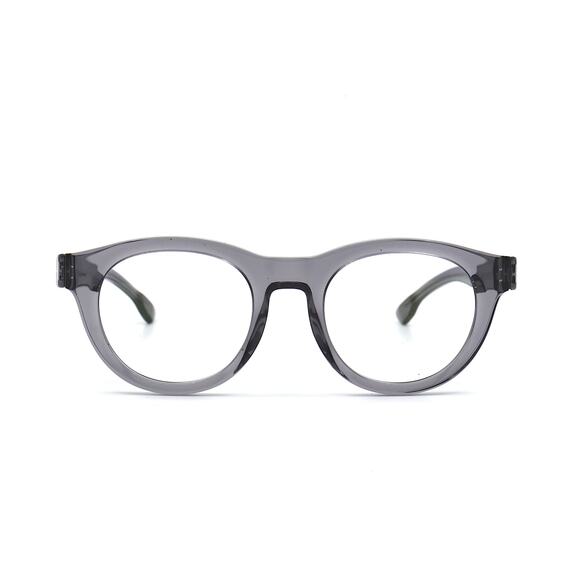 NEW IC! BERLIN GLEN GREY TRANSPARENT AUTHENTIC EYEGLASSES FRAME - Picture 3 of 13